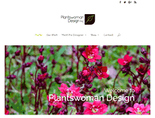 Tablet Screenshot of plantswomandesign.com